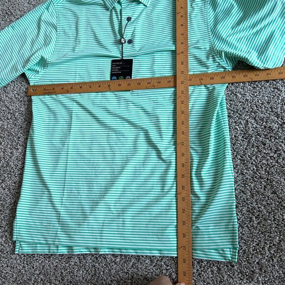 FootJoy Men's Size Small ProDry Stretch Lisle Stripe Polo Shirt - Picture 9 of 10